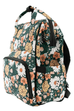 Texas Tushies Emerald Meadow Diaper Bag with Trendy Backpack Style for Busy Parents - Luggage & Bags > Diaper Bags