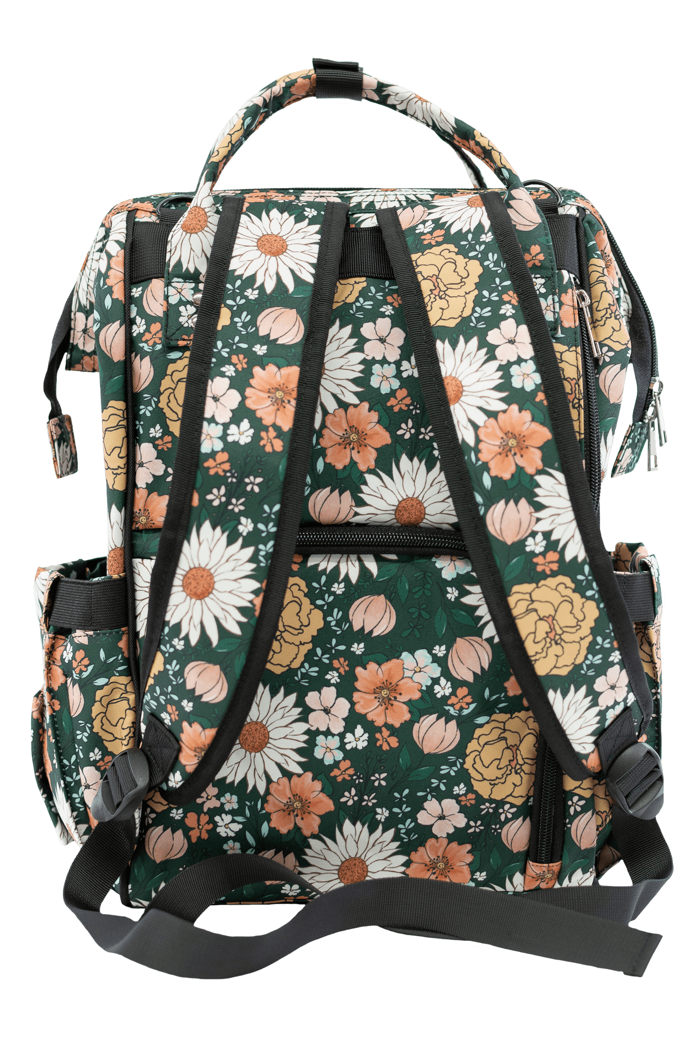 Emerald Meadow Diaper Bag Trendy Backpack Style For Busy Parents Texas Tushies