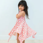 Sweet Bamboo Emmas Racerback Dress with Swirly Twirly Design for Active Girls - Dresses