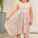 Sweet Bamboo Ladybug Flower Garden Emma Racerback Dress for Active Girls - Apparel & Accessories > Clothing > Dresses Dresses