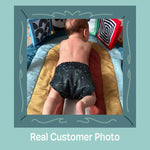 Kinder Cloth Diaper Co. Space and Sky: Essentials Pocket Cloth Diaper with Athletic Wicking Jersey, Grows with your Baby
