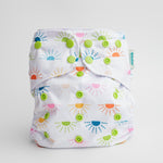 Kinder Cloth Diaper Co. Space and Sky: Essentials Pocket Cloth Diaper with Athletic Wicking Jersey, Grows with your Baby