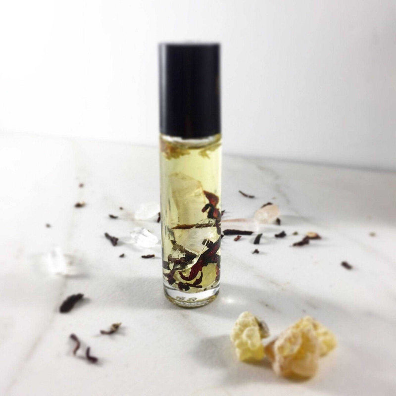 Essential Oil Blend with Crystals Frankincense and Palo Santo / Spirit - Everetts Place: Online Boutique - Bodycare