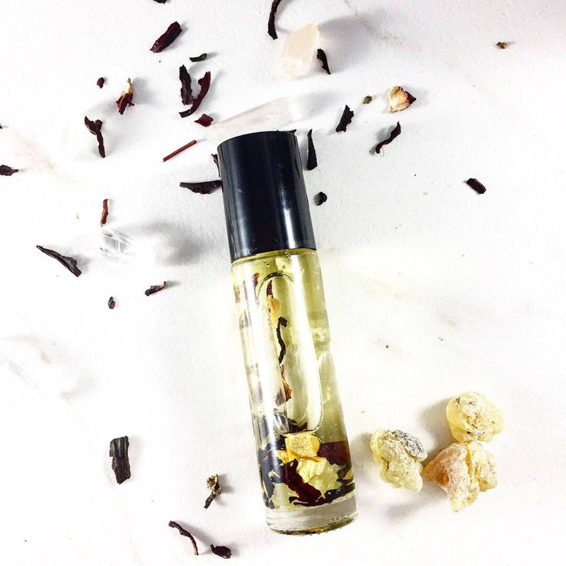 Essential Oil Blend with Crystals Frankincense and Palo Santo / Spirit - Everetts Place: Online Boutique - Bodycare