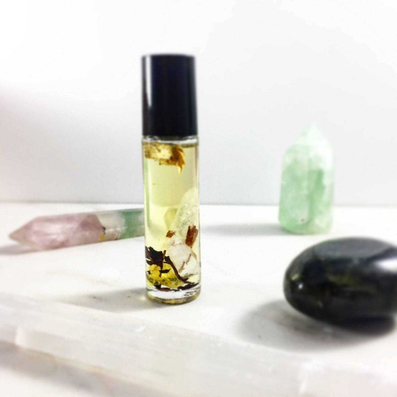 Essential Oil Blend with Crystals Frankincense and Palo Santo / Spirit - Everetts Place: Online Boutique - Bodycare