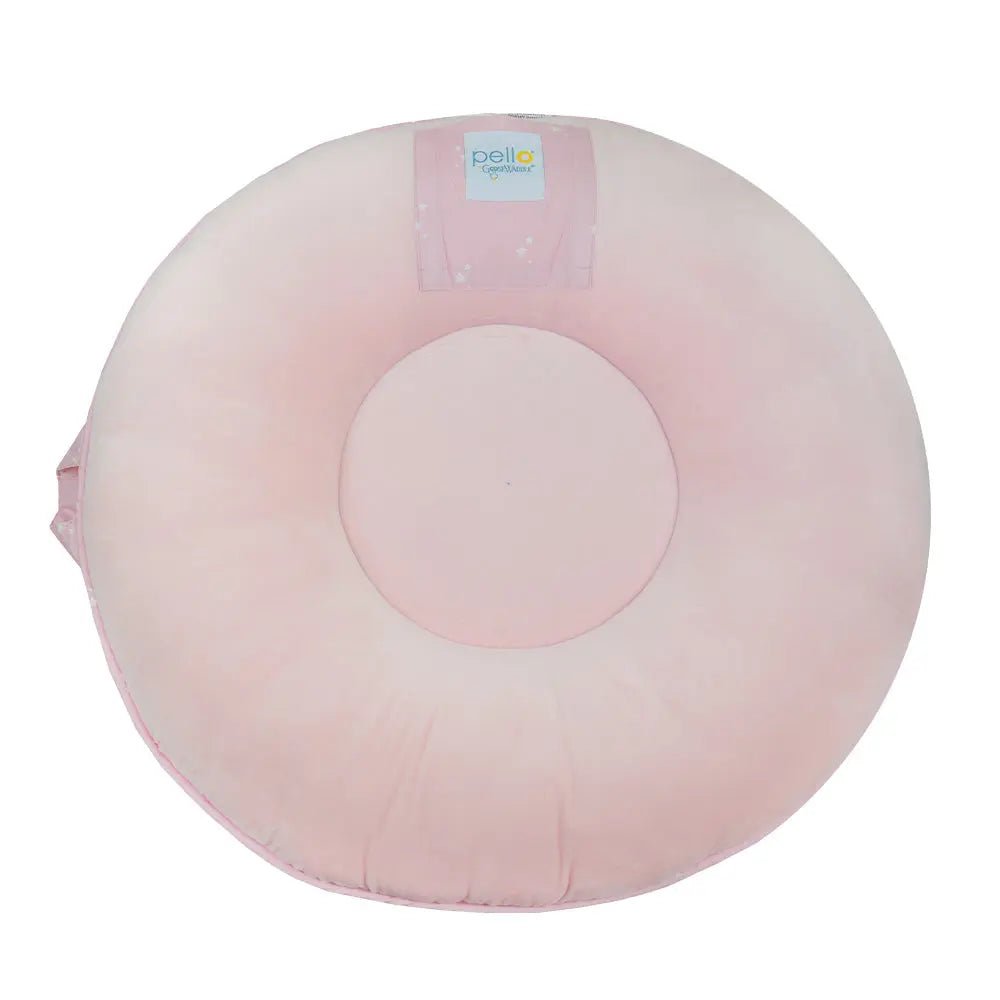 Goosewaddle® | Newborn Baby Blankets Toys Teethers Bibs & More Estelle Pink Floor Cushion - 