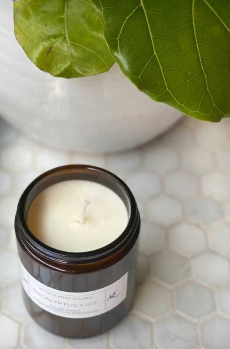 Eucalyptus + Ice Soy Wax Candle - Everetts Place: Online Boutique - Diffusers, Oils & Candles