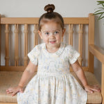 short sleeve twirl dress | bunnies by Finn + Emma