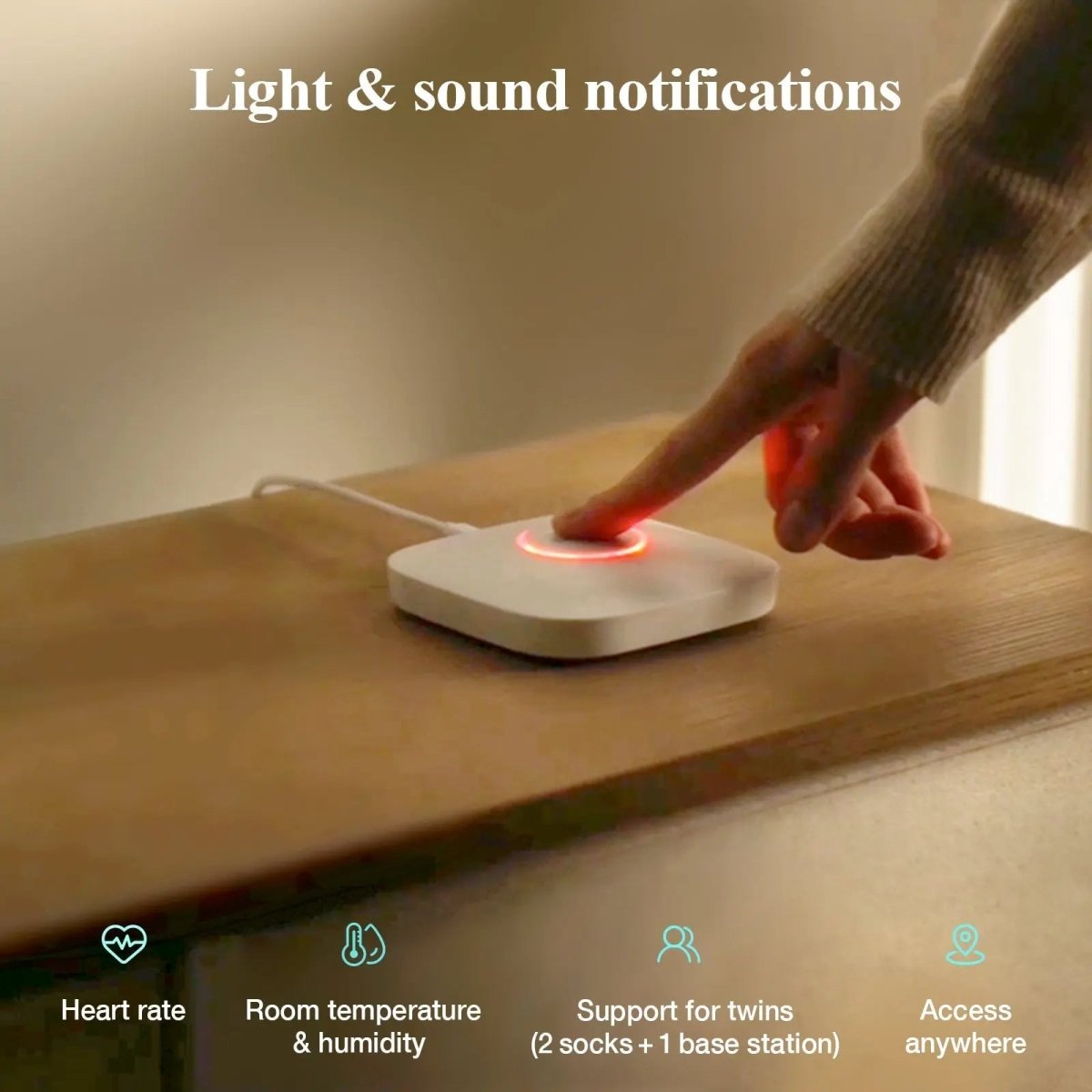 Sense - U Everetts Place Smart Sock Shoe with Adaptive Comfort Technology for All - Day Wear - 