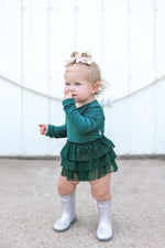 DREAM BIG LITTLE CO EVERGREEN RIB DREAM TUTU BODYSUIT DRESSEveretts Place