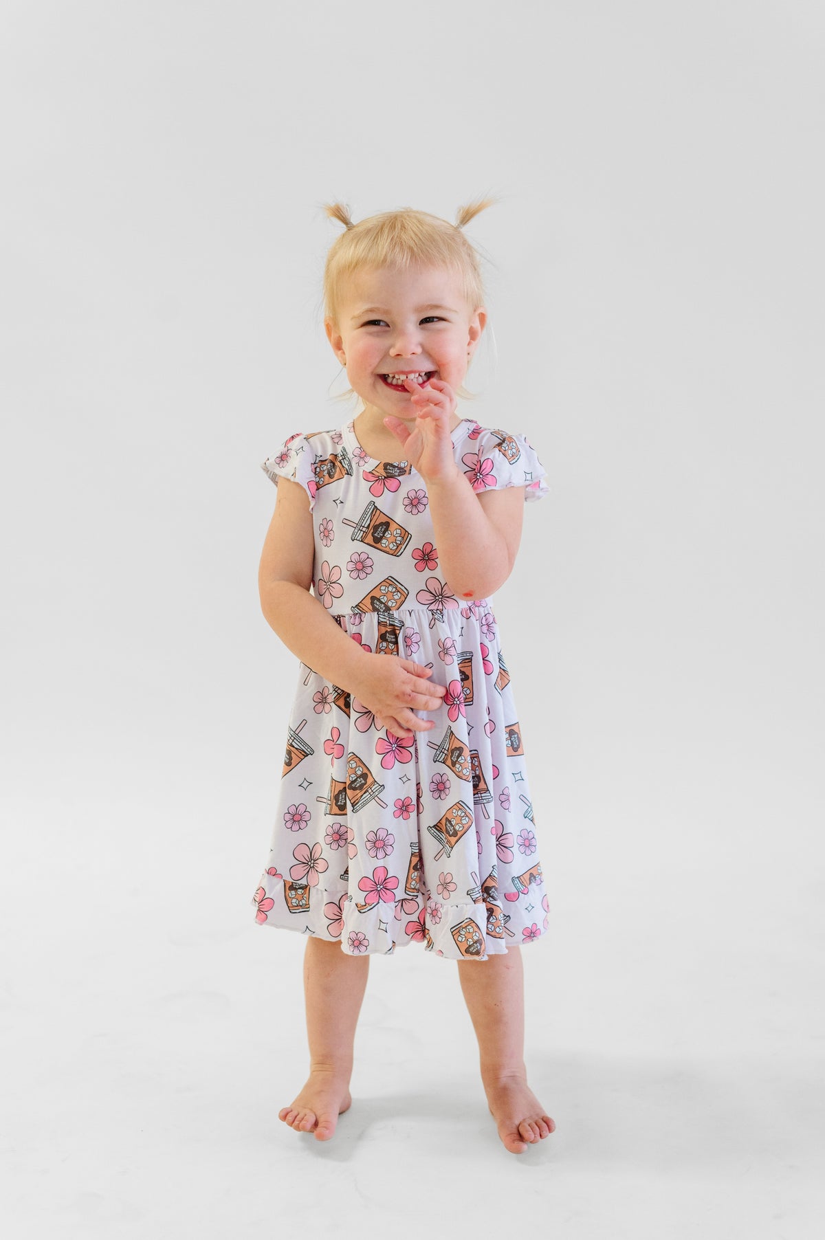 DREAM BIG LITTLE CO EXCLUSIVE A CUP OF DREAMS DREAM RUFFLE DRESSEveretts Place