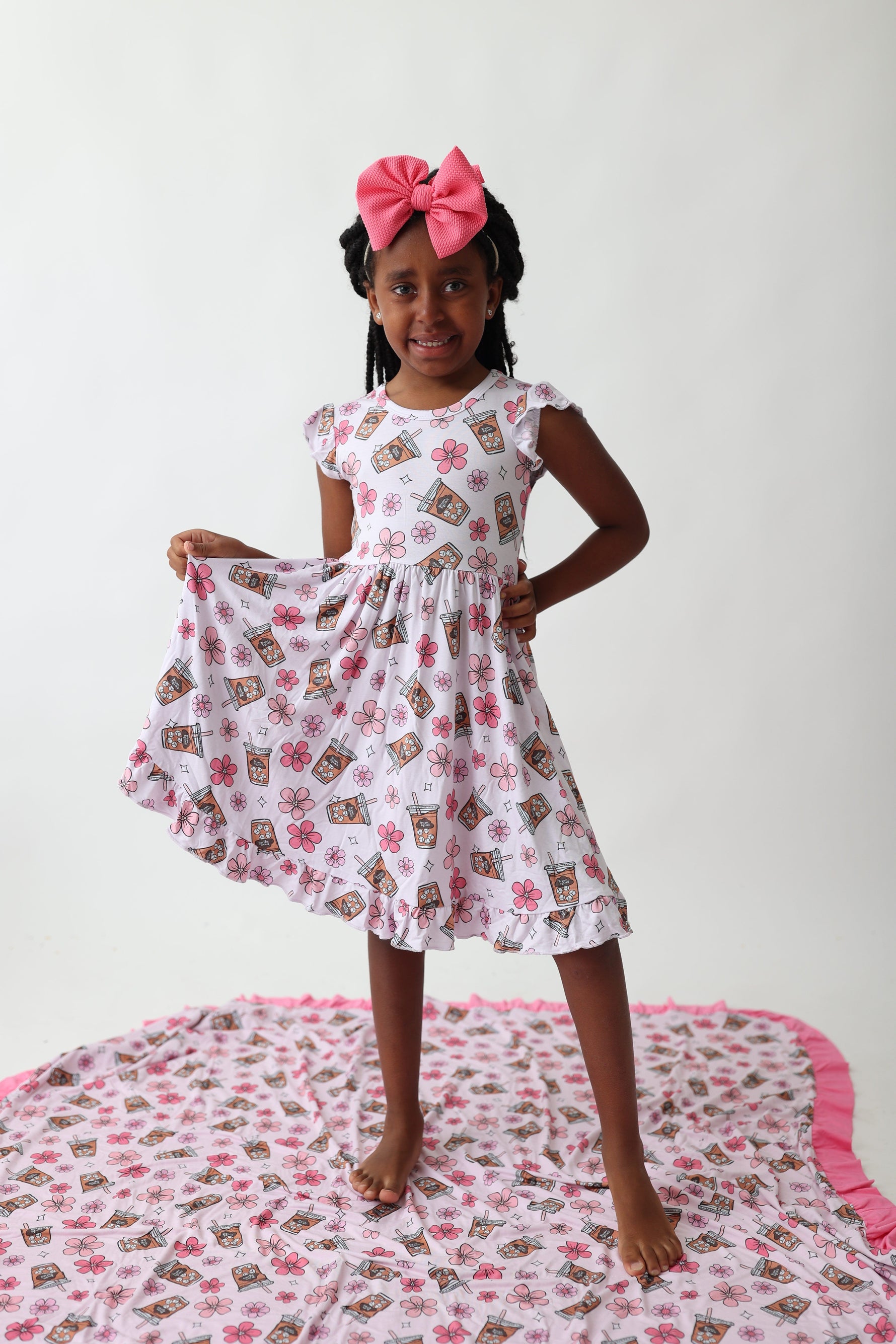 DREAM BIG LITTLE CO EXCLUSIVE A CUP OF DREAMS DREAM RUFFLE DRESSEveretts Place