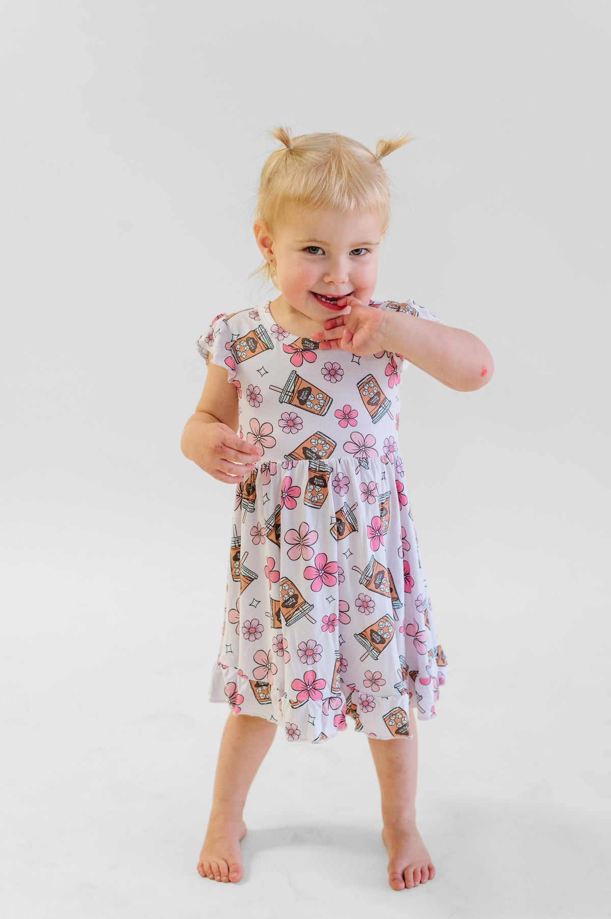 DREAM BIG LITTLE CO EXCLUSIVE A CUP OF DREAMS DREAM RUFFLE DRESSEveretts Place
