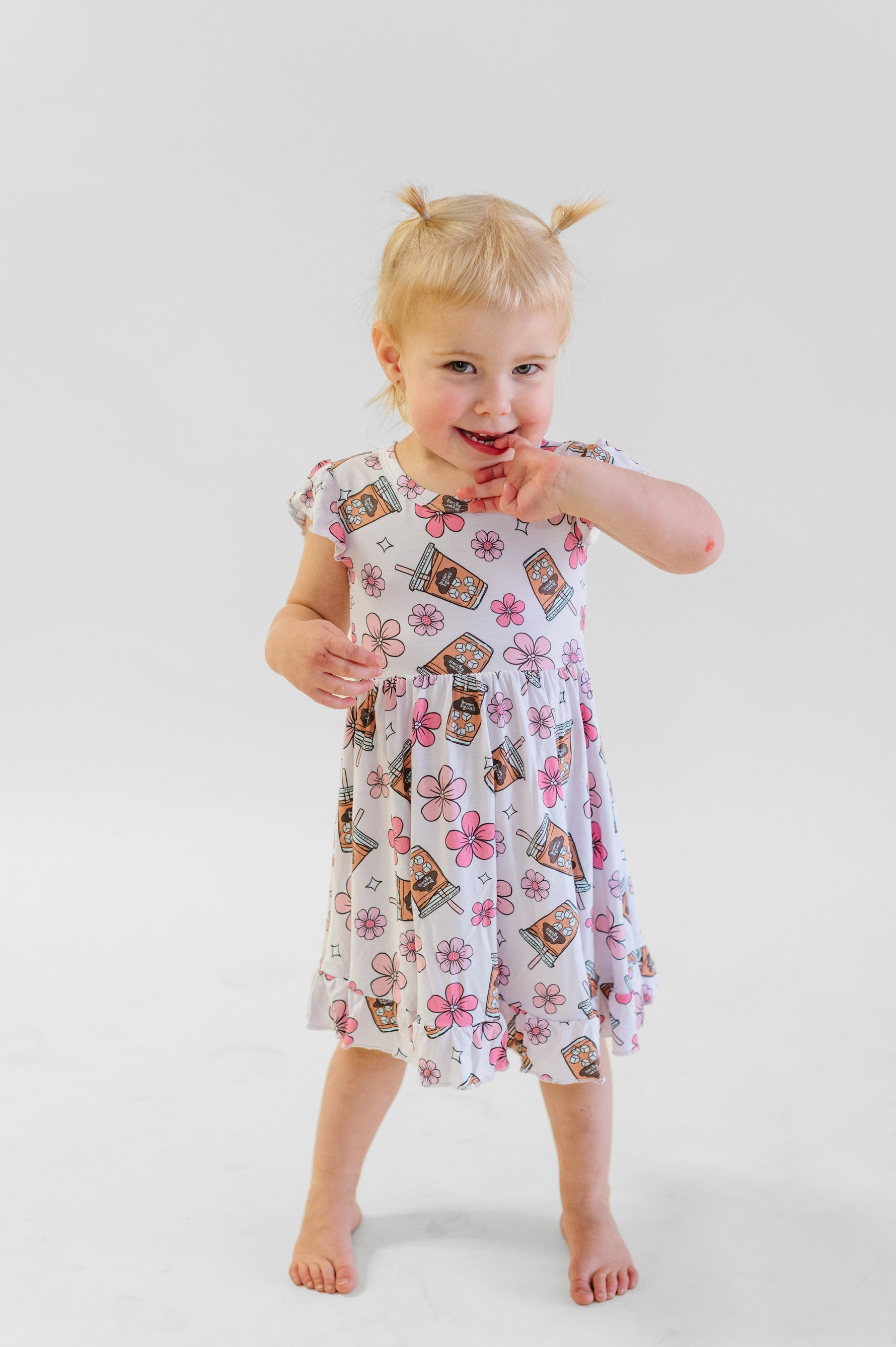DREAM BIG LITTLE CO EXCLUSIVE A CUP OF DREAMS DREAM RUFFLE DRESSEveretts Place