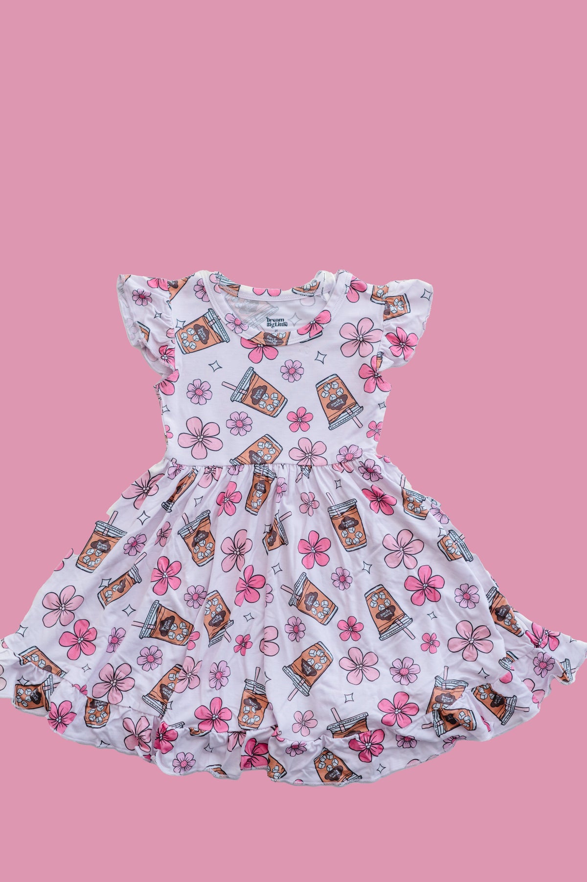 DREAM BIG LITTLE CO EXCLUSIVE A CUP OF DREAMS DREAM RUFFLE DRESSEveretts Place