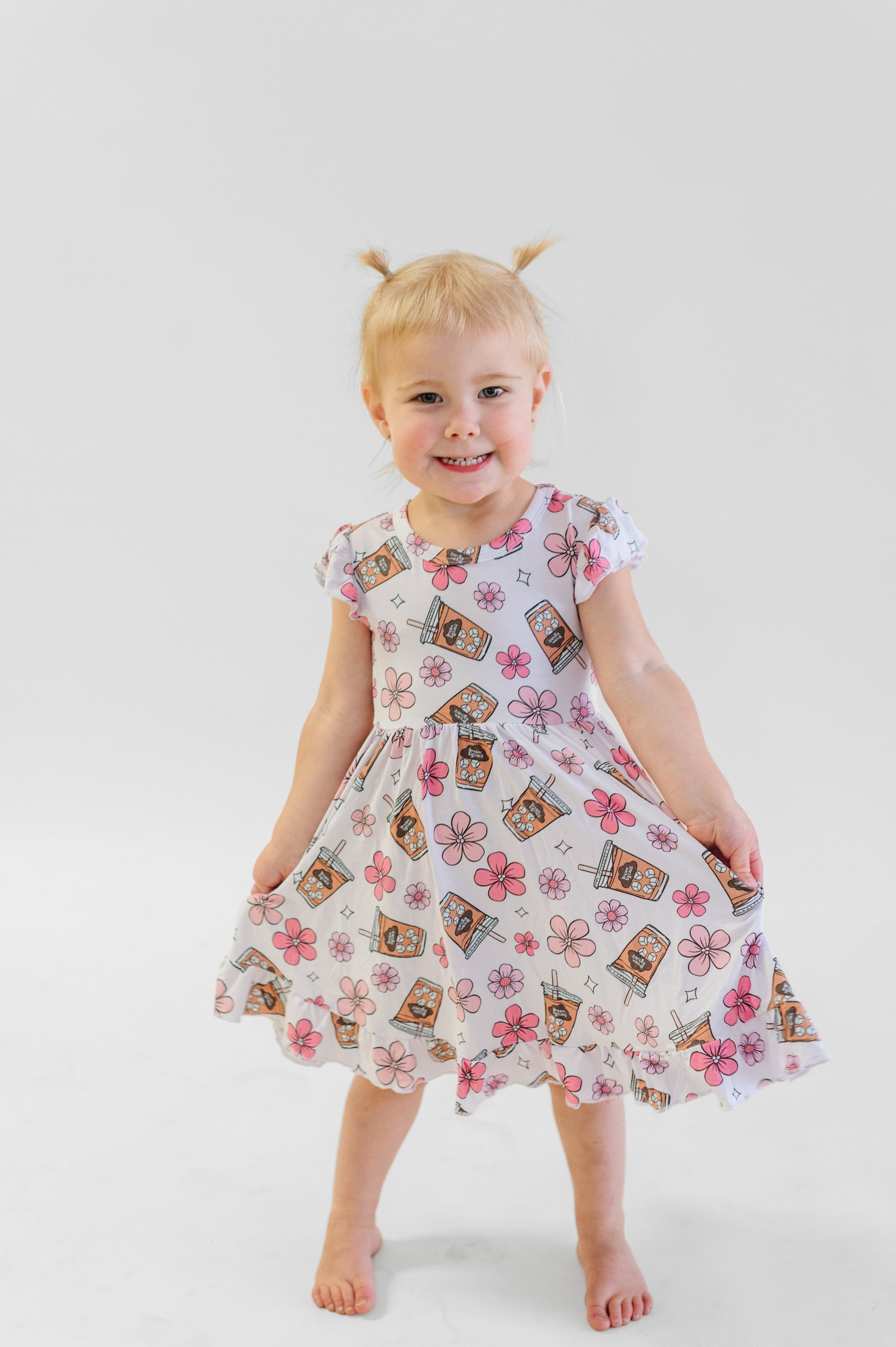 DREAM BIG LITTLE CO EXCLUSIVE A CUP OF DREAMS DREAM RUFFLE DRESSEveretts Place