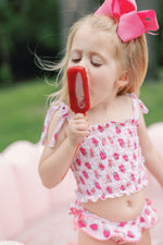DREAM BIG LITTLE CO EXCLUSIVE BERRY BROOKLYN DREAM SMOCKED TANKINI TWO PIECE SWIM SUITEveretts Place