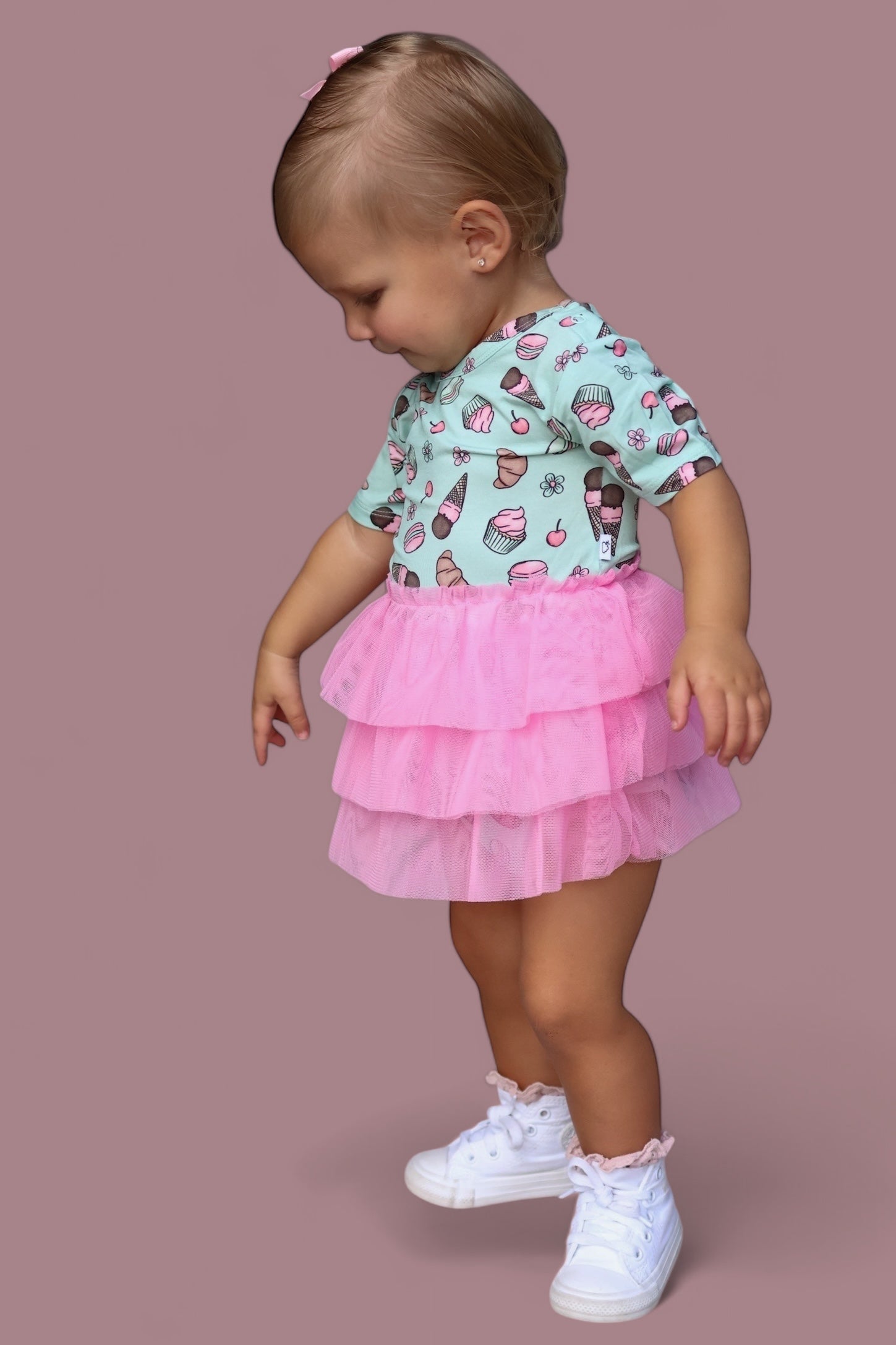 DREAM BIG LITTLE CO EXCLUSIVE BERRY CUTE BAKERY DREAM TUTU BODYSUIT DRESSEveretts Place