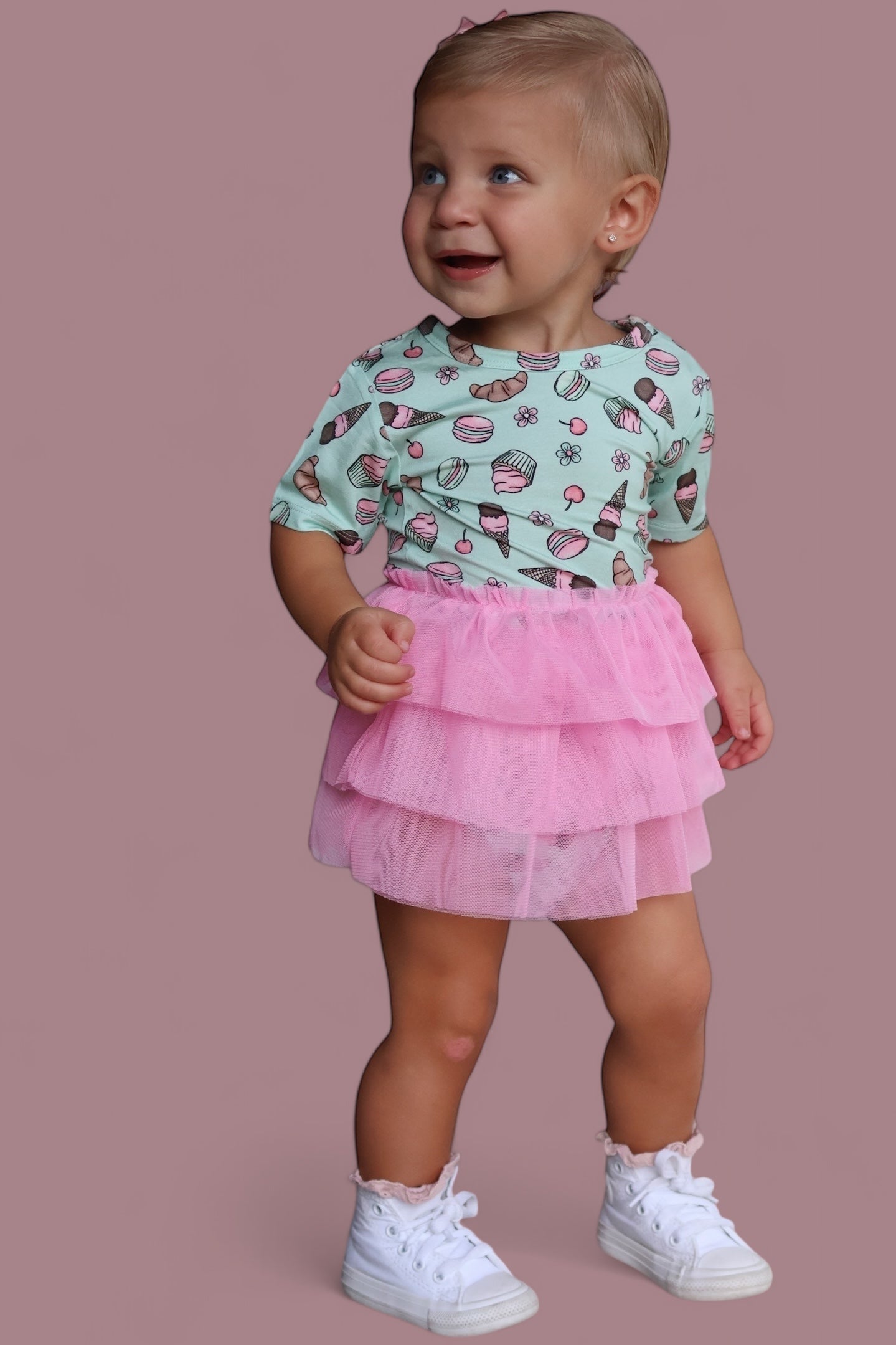 DREAM BIG LITTLE CO EXCLUSIVE BERRY CUTE BAKERY DREAM TUTU BODYSUIT DRESSEveretts Place