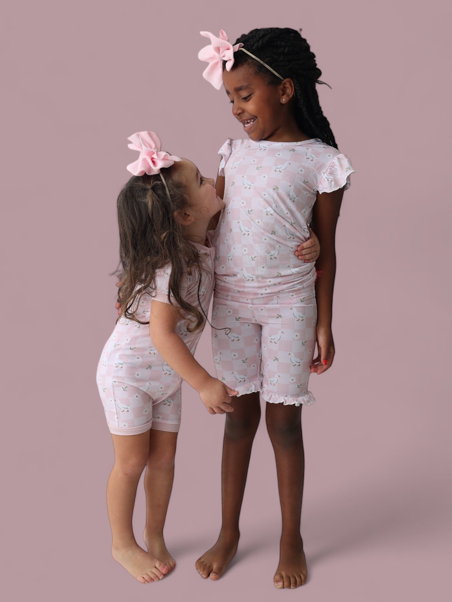 DREAM BIG LITTLE CO EXCLUSIVE DUCKS AND DAISIES DREAM RUFFLE SHORT SETEveretts Place