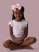 DREAM BIG LITTLE CO EXCLUSIVE DUCKS AND DAISIES DREAM RUFFLE SHORT SETEveretts Place