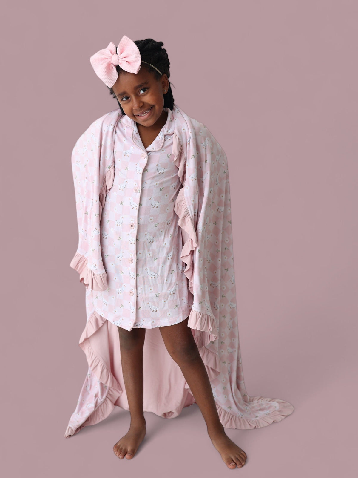 DREAM BIG LITTLE CO EXCLUSIVE DUCKS AND DAISIES GIRL'S DREAM GOWNEveretts Place