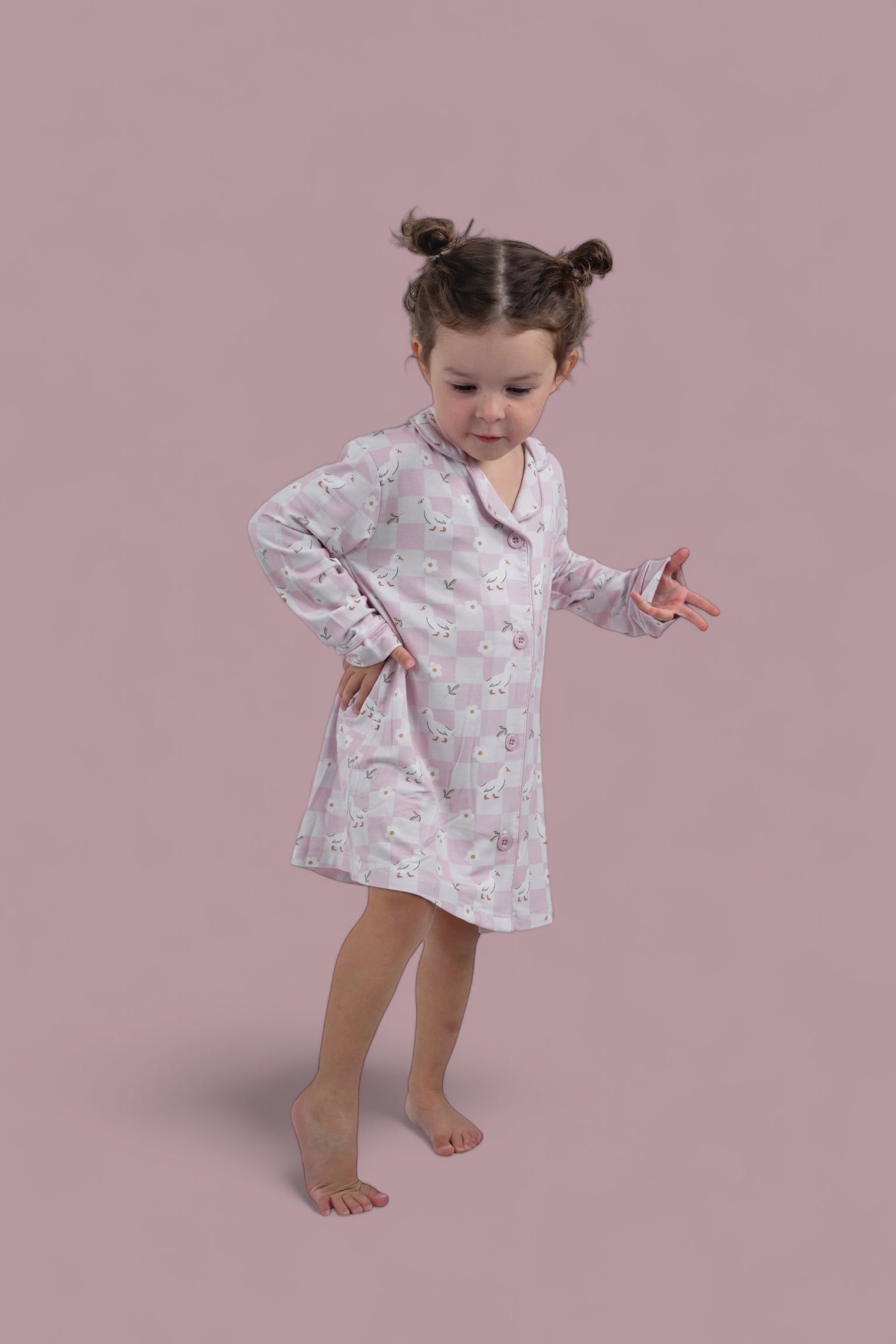 DREAM BIG LITTLE CO EXCLUSIVE DUCKS AND DAISIES GIRL'S DREAM GOWNEveretts Place