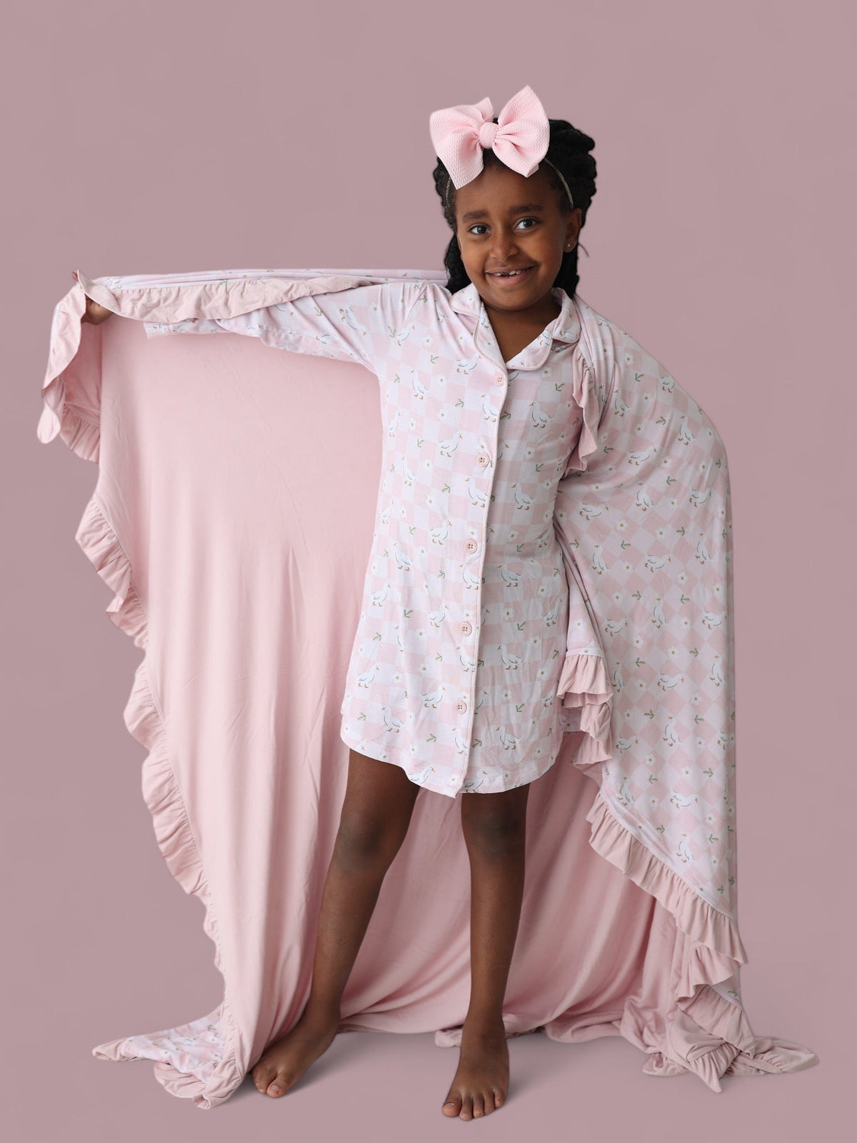 DREAM BIG LITTLE CO EXCLUSIVE DUCKS AND DAISIES GIRL'S DREAM GOWNEveretts Place