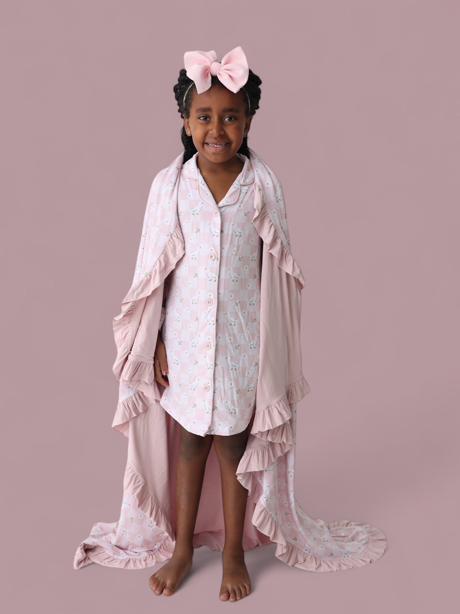 DREAM BIG LITTLE CO EXCLUSIVE DUCKS AND DAISIES GIRL'S DREAM GOWNEveretts Place