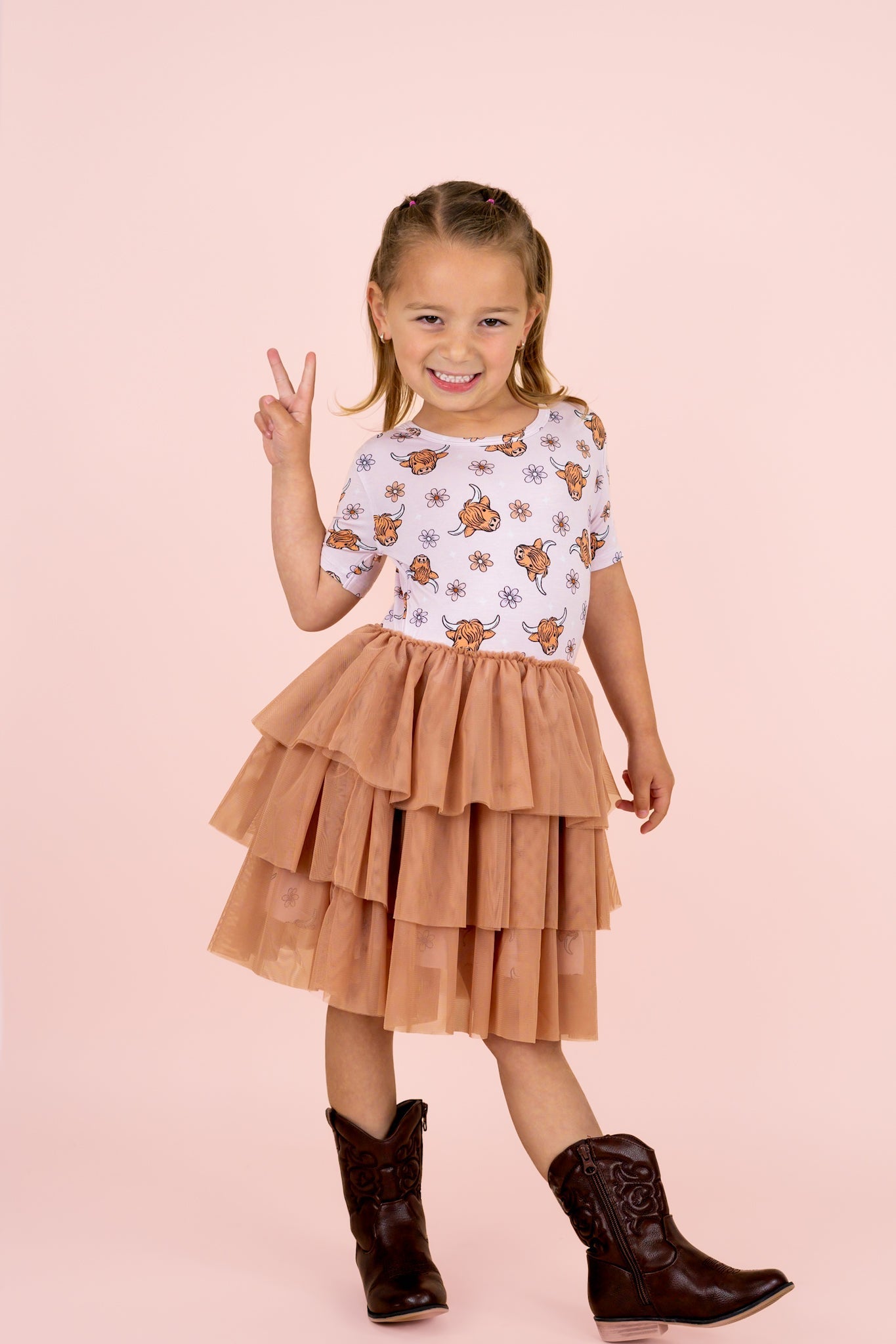 DREAM BIG LITTLE CO EXCLUSIVE HIGHLAND CUTIE DREAM TUTU DRESSEveretts Place