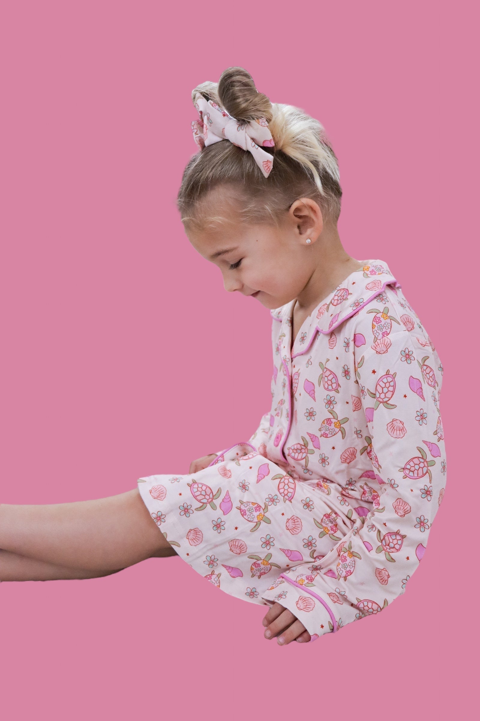 DREAM BIG LITTLE CO Exclusive Love Your Shell Girls Dream Gown Sea Turtle PatternEveretts Place