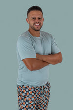 DREAM BIG LITTLE CO EXCLUSIVE LUKE'S FANTASY FOOTBALL SHORT SLEEVE MEN'S DREAM JOGGER SETEveretts Place