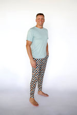 DREAM BIG LITTLE CO EXCLUSIVE LUKE'S FANTASY FOOTBALL SHORT SLEEVE MEN'S DREAM JOGGER SETEveretts Place