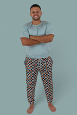 DREAM BIG LITTLE CO EXCLUSIVE LUKE'S FANTASY FOOTBALL SHORT SLEEVE MEN'S DREAM JOGGER SETEveretts Place