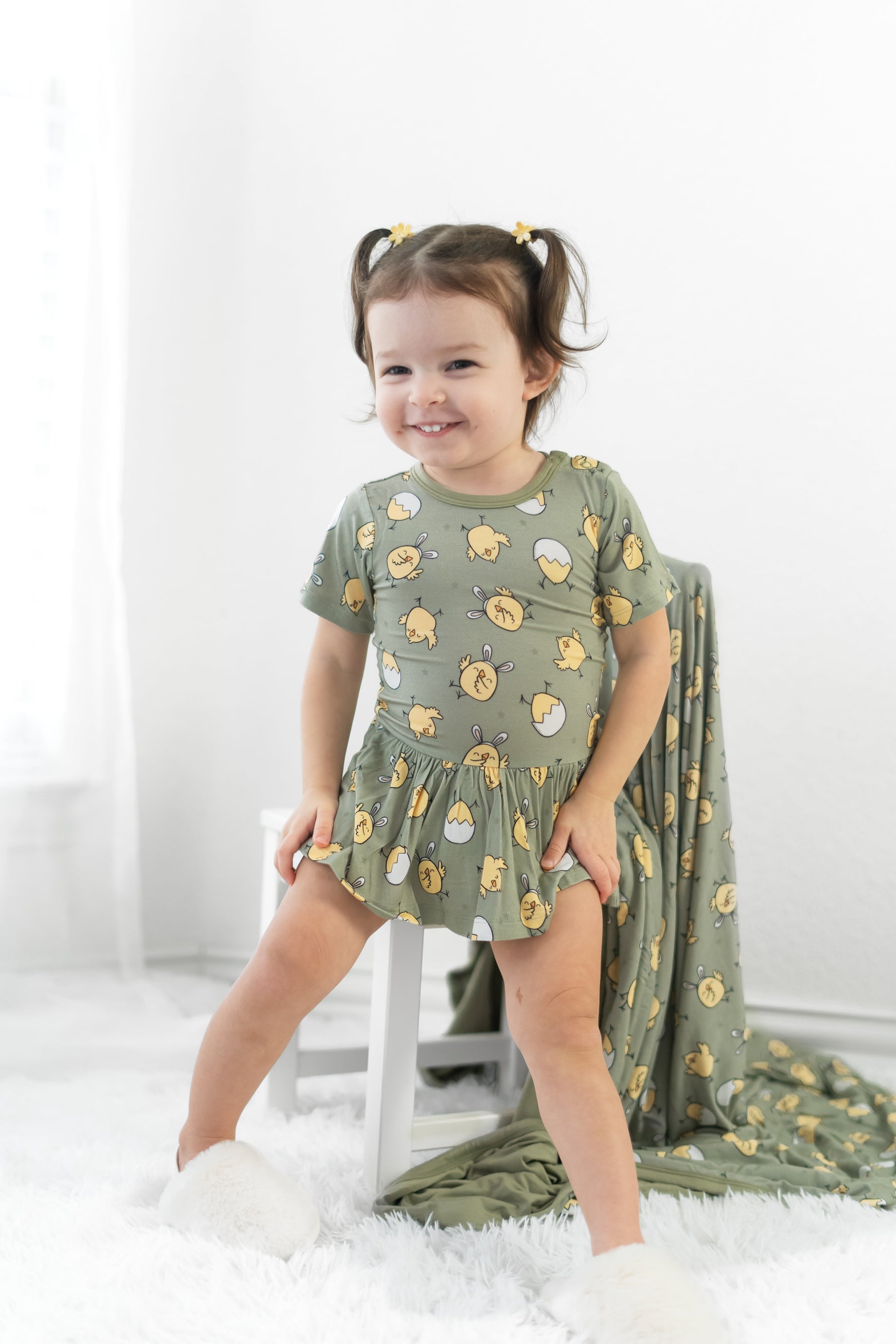 DREAM BIG LITTLE CO EXCLUSIVE PEEPIN' IT REAL DREAM BODYSUIT DRESSEveretts Place