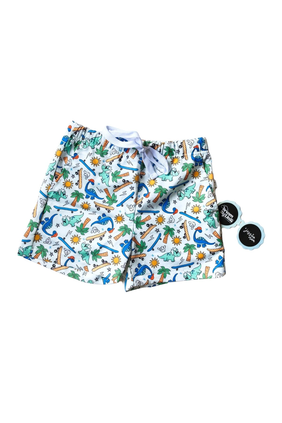 DREAM BIG LITTLE CO EXCLUSIVE SURF - O - SAURUS DREAM SWIM TRUNKSEveretts Place