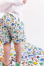DREAM BIG LITTLE CO EXCLUSIVE SURF - O - SAURUS DREAM SWIM TRUNKSEveretts Place