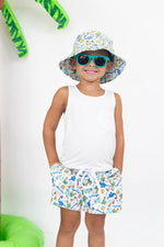 DREAM BIG LITTLE CO EXCLUSIVE SURF - O - SAURUS DREAM SWIM TRUNKSEveretts Place