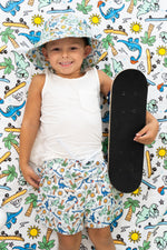 DREAM BIG LITTLE CO EXCLUSIVE SURF - O - SAURUS DREAM SWIM TRUNKSEveretts Place