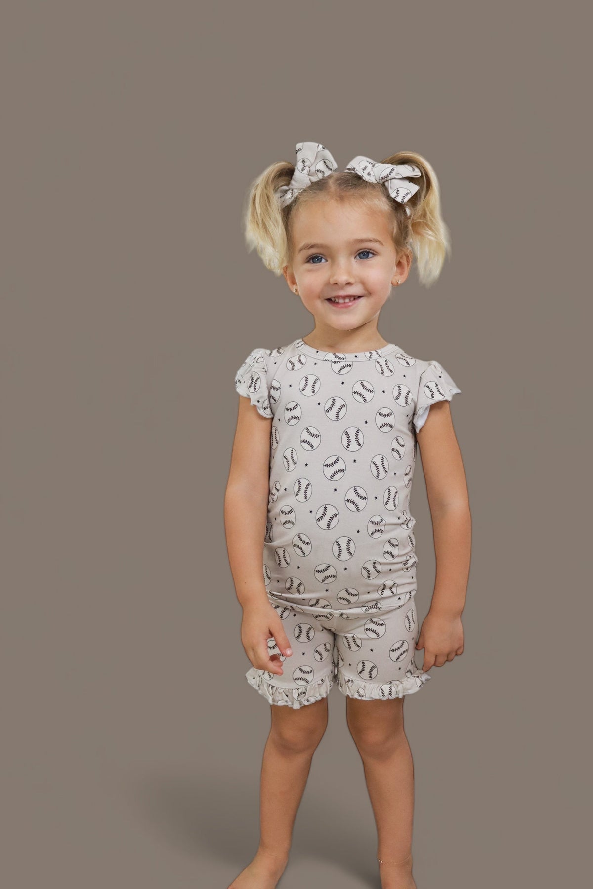 DREAM BIG LITTLE CO EXCLUSIVE SWING FOR THE STARS DREAM RUFFLE SHORT SETEveretts Place