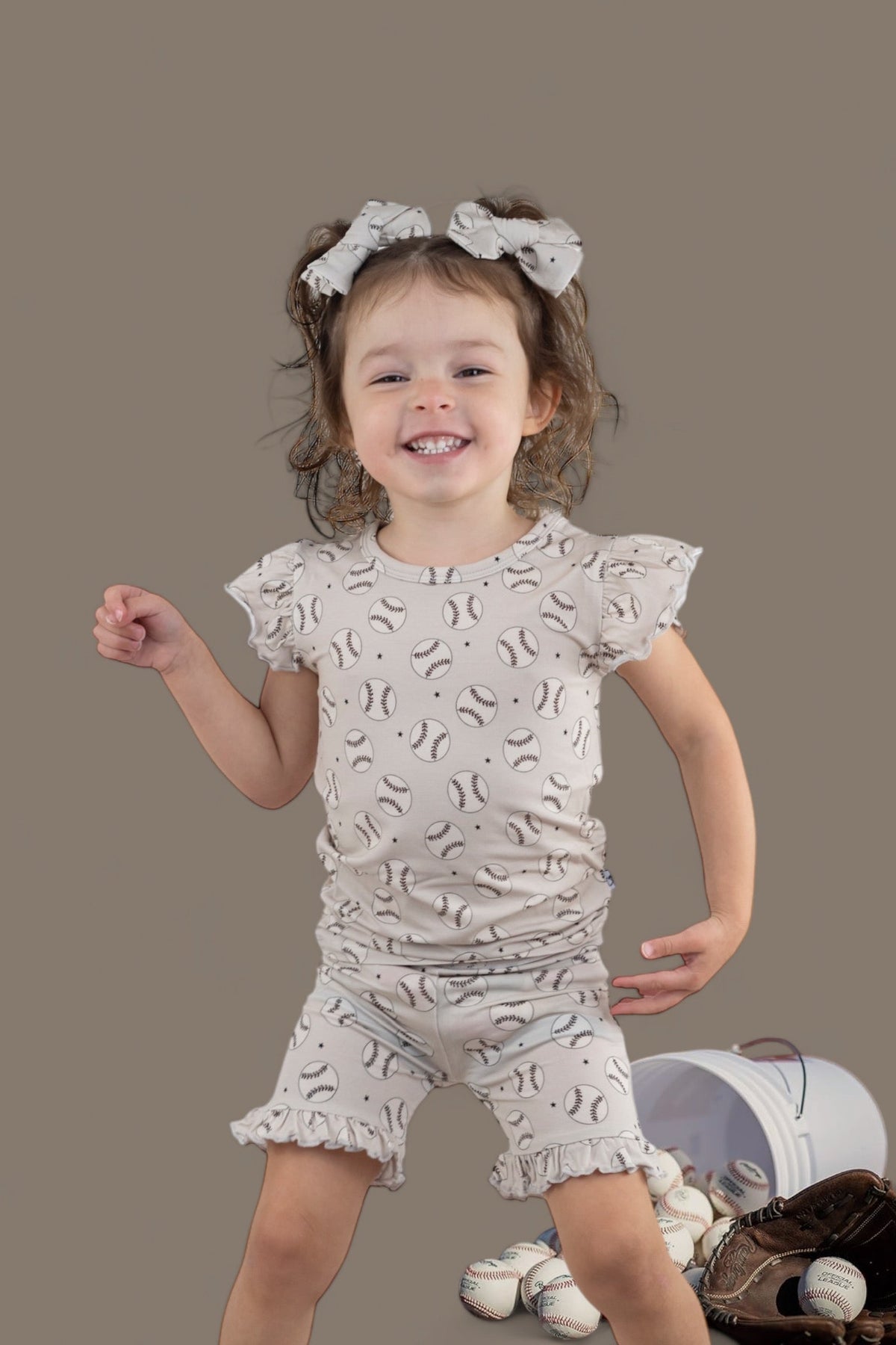 DREAM BIG LITTLE CO EXCLUSIVE SWING FOR THE STARS DREAM RUFFLE SHORT SETEveretts Place
