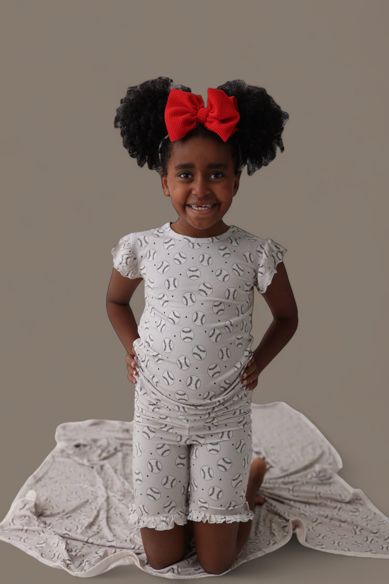 DREAM BIG LITTLE CO EXCLUSIVE SWING FOR THE STARS DREAM RUFFLE SHORT SETEveretts Place