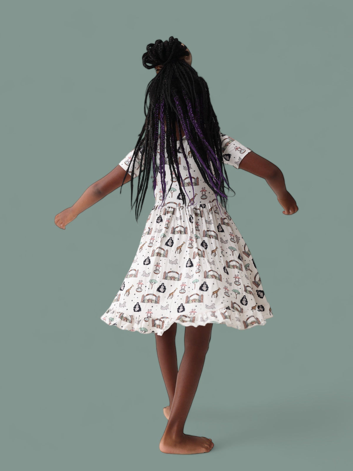 DREAM BIG LITTLE CO EXCLUSIVE ZOO ADVENTURES DREAM RUFFLE DRESSEveretts Place
