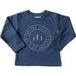 Explore Long Sleeve Cotton Tee - Sleeve, Denim, Active Shirt, Long-sleeved T-shirt, Top | Everetts Place