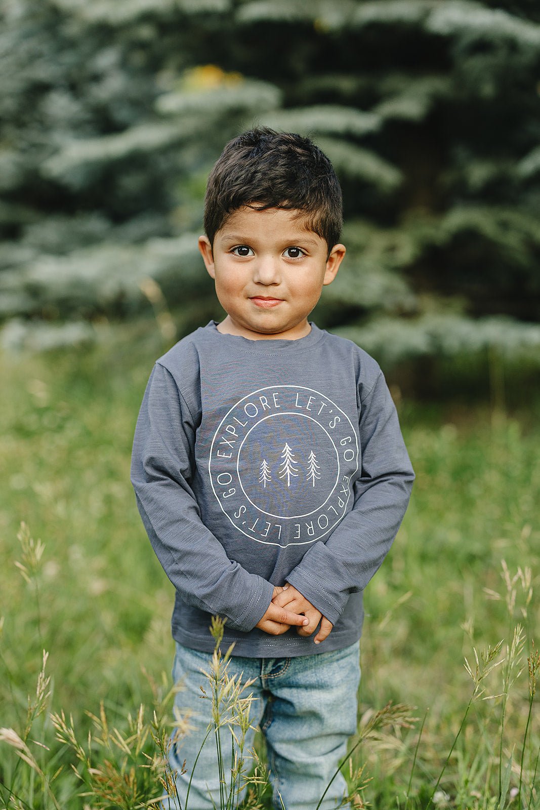 Mebie Baby Explore Long Sleeve Cotton Tee - 