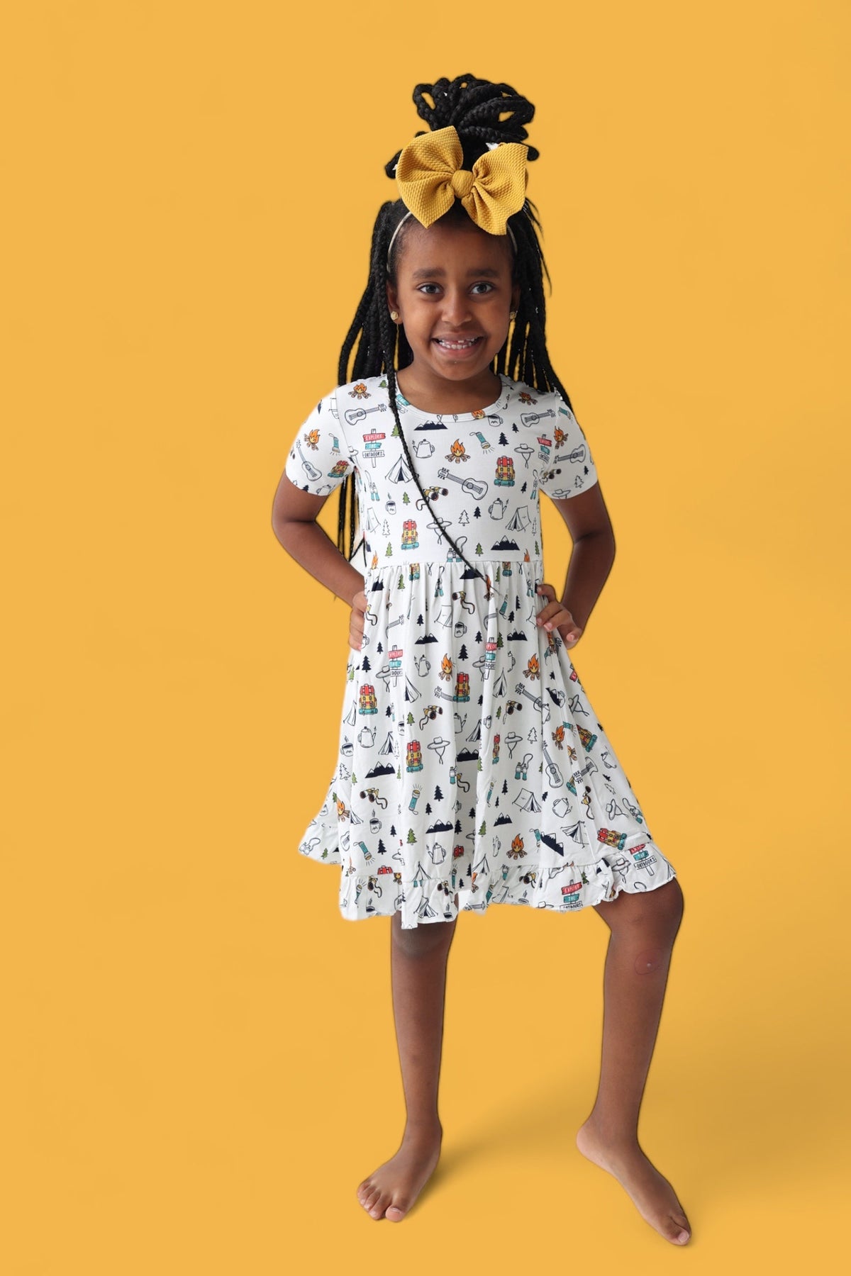 DREAM BIG LITTLE CO EXPLORE THE OUTDOORS DREAM RUFFLE DRESSEveretts Place