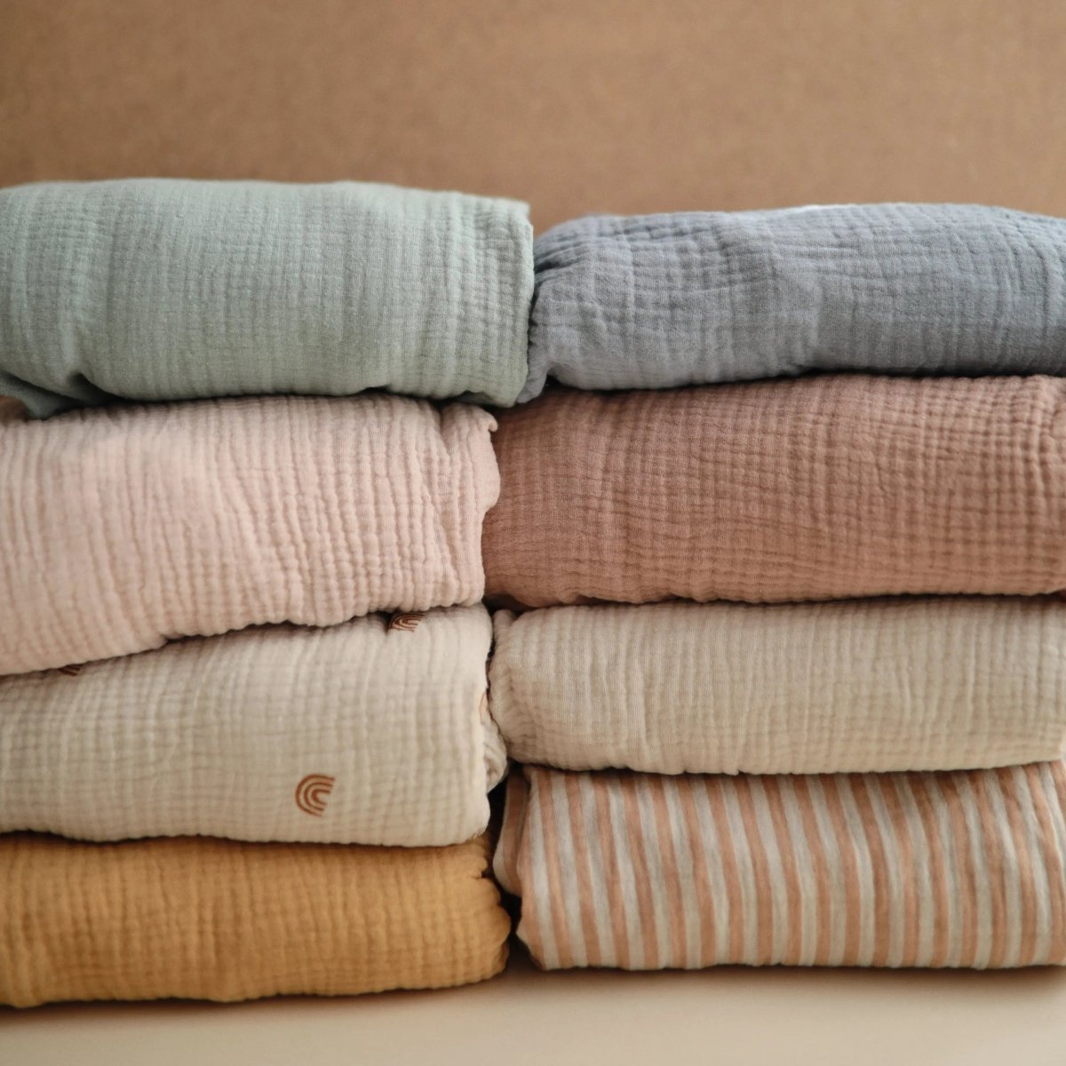 Mushie Extra Soft Bassinet Muslin Crib Sheet for Baby - 100 Percent Cotton Breathable Fabric - 