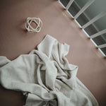 Mushie Extra Soft Bassinet Muslin Crib Sheet for Baby - 100 Percent Cotton Breathable Fabric - 