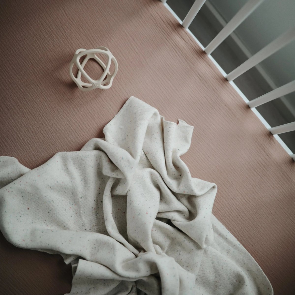 Mushie Extra Soft Bassinet Muslin Crib Sheet for Baby - 100 Percent Cotton Breathable Fabric - 