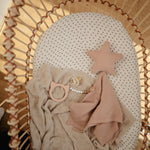 Mushie Extra Soft Bassinet Muslin Crib Sheet for Baby - 100 Percent Cotton Breathable Fabric - 